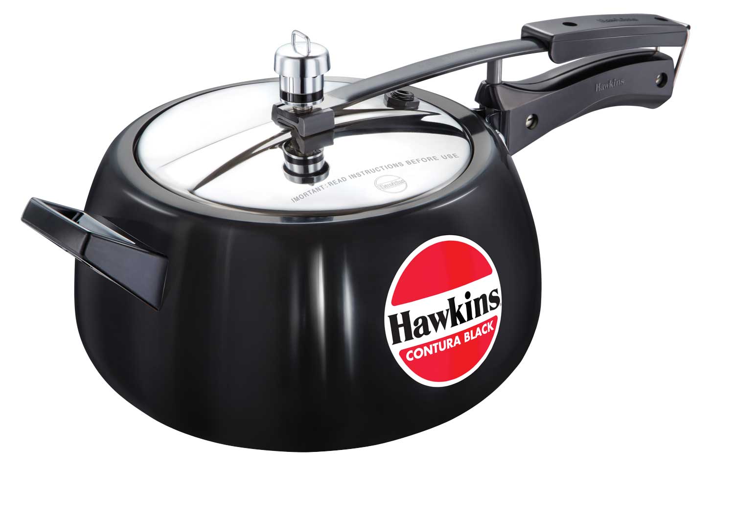 Hawkins (CB50) 5 Liters Contura Pressure Cooker, Hard Anodized Steel Lid 