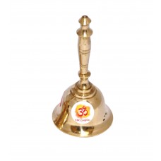 Aum Large Brass Bell - Pooja Ghanti