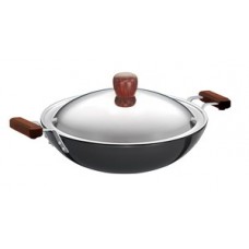 Futura (AD375S) 3.75 Liters Deep-Fry Hard Anodized Pan with SS Lid