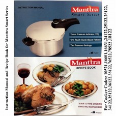 Manttra 36122 Instruction & Recipe Book Smart Series