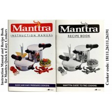 Manttra 26111 Instruction & Recipe Book Quick n Easy Cookers