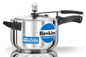 Hawkins (HSS40) 4 Liters Stainless Steel Pressure Cooker