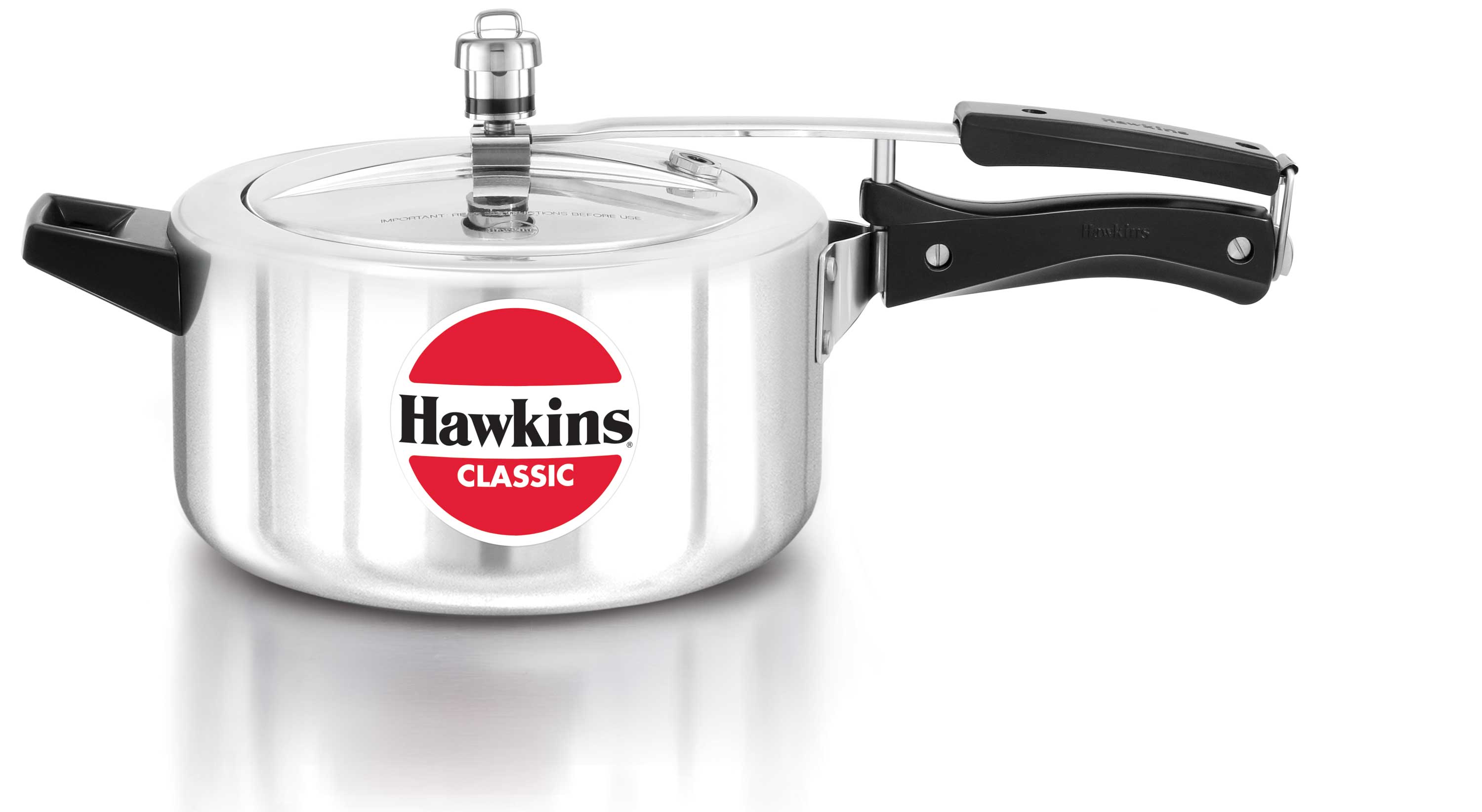 Hawkins (CL40) 4 Liters Classic Aluminum Pressure Cooker