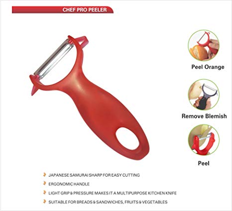 Chef Pro Gourmet Peeler CPP405 Red