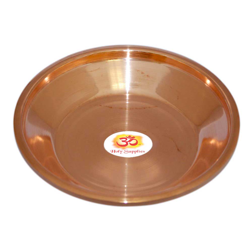 Aum Medium Taman or Copper Prayer Plate