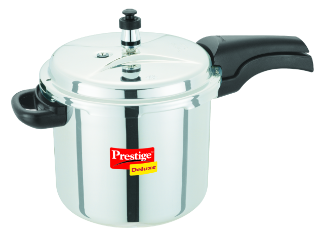 Prestige 5.5 Liter Stainless Steel Deluxe Pressure Cooker