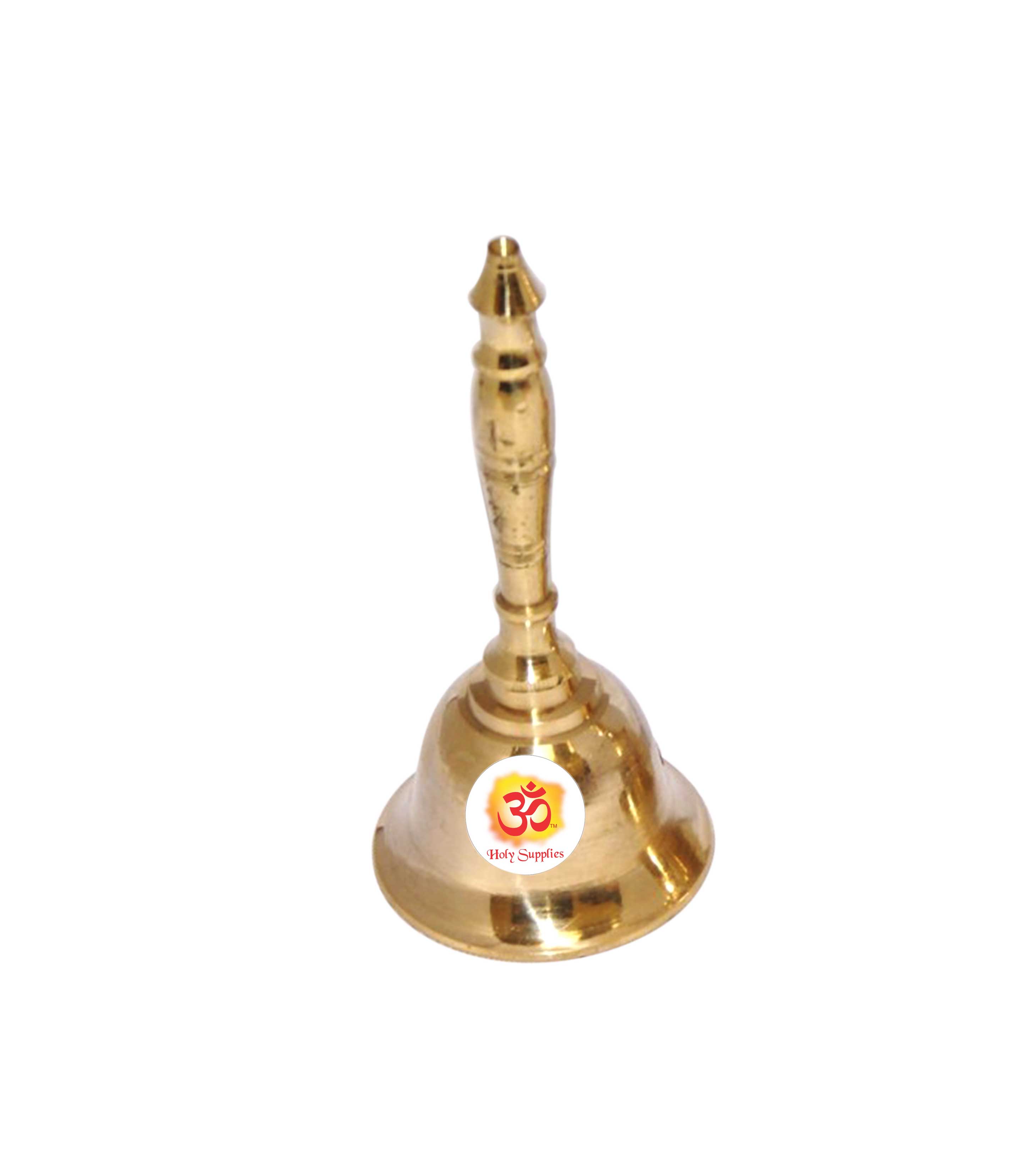 Aum Small Brass Bell - Pooja Ghanti