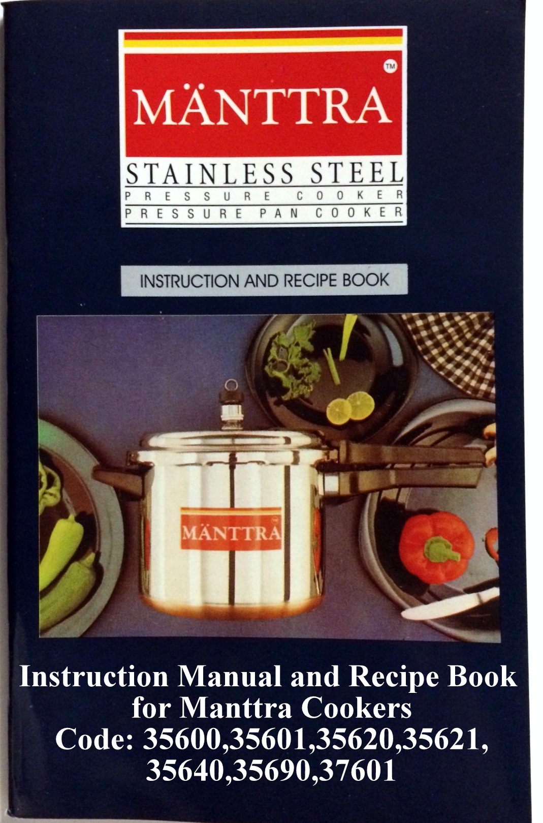 Manttra Instruction & Recipe Book 35690