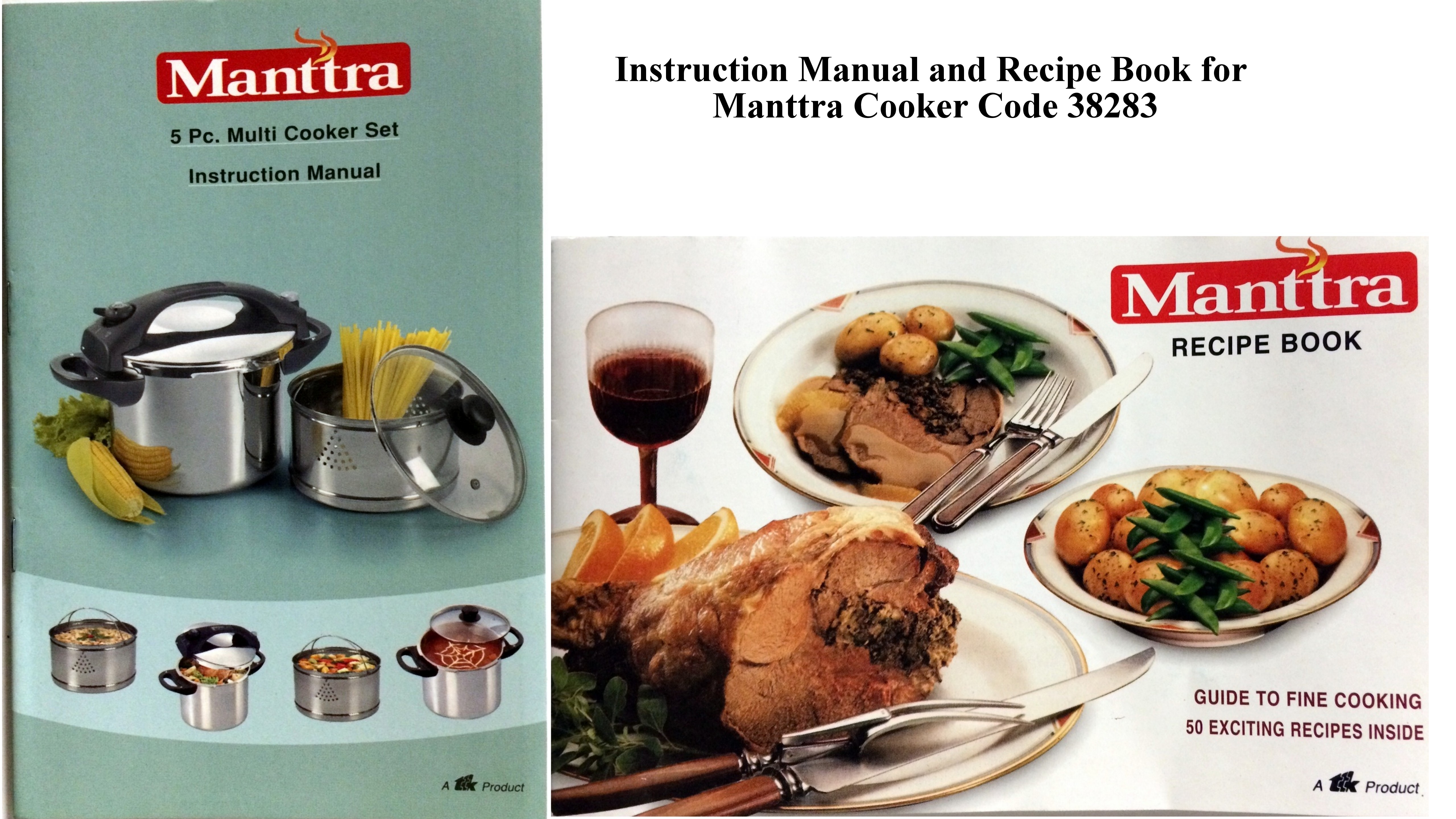 Manttra Instruction & Recipe Book 38283