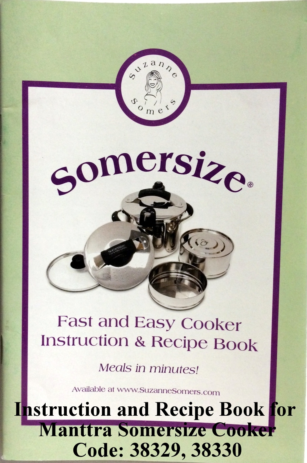 Manttra Instruction & Recipe Book Somersize